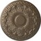 Ekena Millwork Colton Ceiling Medallion (Fits Canopies up to 4 3/4"), Hand-Painted Warm Silver, 15 3/4"OD x 1 1/2"P CM15CNWSS - alternate 1